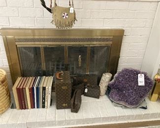 Odessa HS, Permian HS, and Bonham JHS yearbooks, Louis Vuitton, amethyst geode