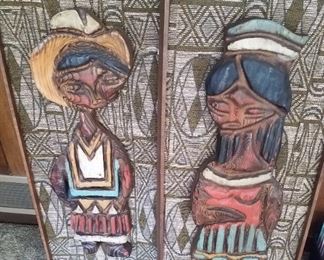 1\2 OFF ALL REMAINING ITEMS!!                              Large 2 Day Living Estate Sale. House, basement and garage are FULL!! Cool Mid Century Modern items. Pr. Witco carved cedar pictures