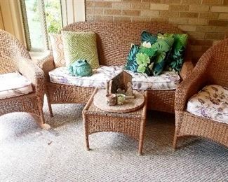 Much outdoor!! Wicker set