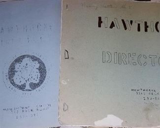 Hawthorne School (now Coleman) directories