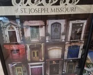 "Doors of St. Joseph, Missouri" poster. Thank you again for attending our sales. Randy and Donna Klein and The Pen and Pencil Team.