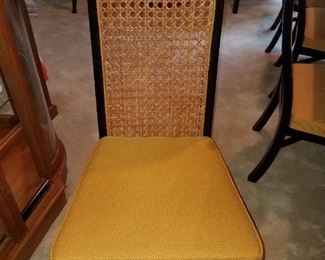 10 Drexel cane back chairs sold separately