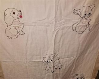 Vintage child's blanket