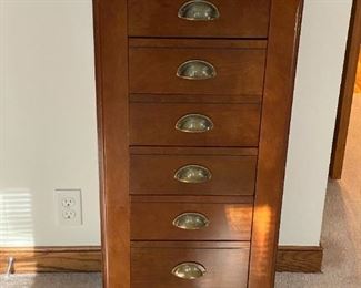 Wood Jewelry Tower 13x17x40