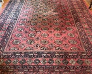Orientral style rug, approx 8x11