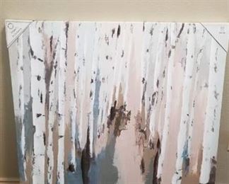 Abstract art on canvas 40 x 40