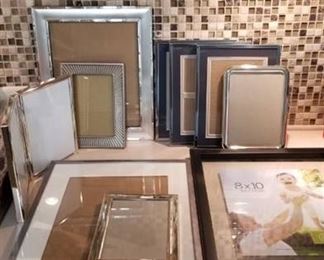 Assorted picture frames largest is 8 x 10