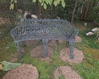 Vintage Iron Bench