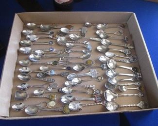 Large Selection of Collectible Spoons