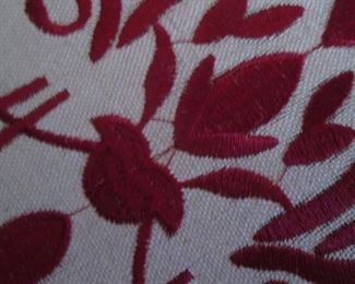 Fabric Pattern Detail, Raised Embroidered-Style 