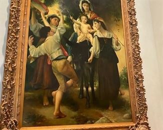 Very large Vules Cassatt painting