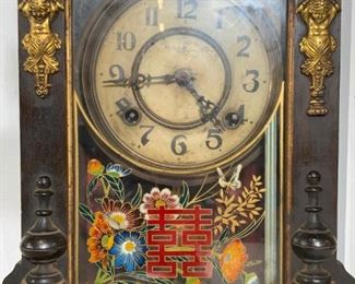 Vintage Asian Mantle Clock
