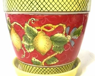 French Province Style Ceramic Fruit Planter
