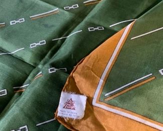 Vintage Silk Fashion Scarf
