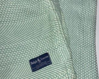 RALPH LAUREN Supima Cotton Knit Blanket

