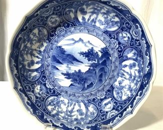 Signed Asian Porcelain Bowl Asian Stoneware
