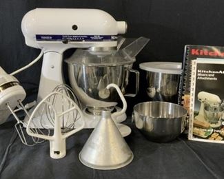 Lot 17 pc KITCHENAID Stand Mixer & Others
