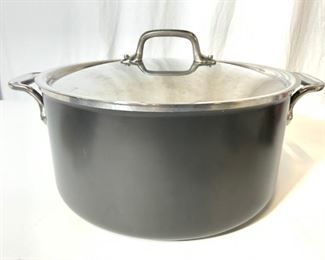 Lot 2 LTD All Clad Metal Pans W Lids
