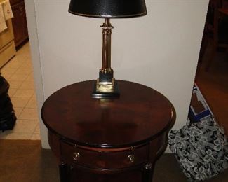 Century Furniture round table $100 Lamp $30