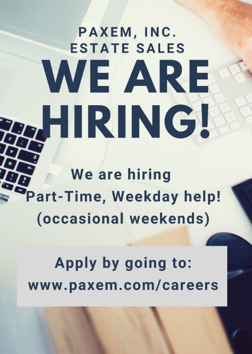 Paxem hiring weekedays 