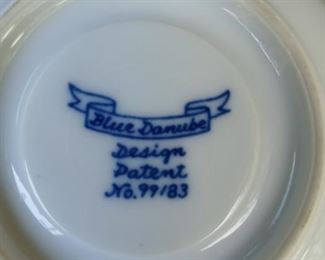 Blue Danube Teacup Saucer