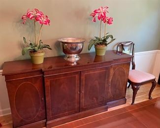 Baker Sideboard, Dinning Room Table, and Chairs