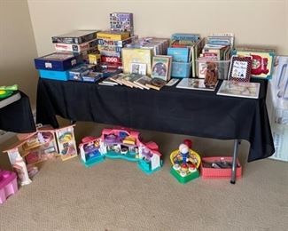 Vintage Books, Toys, and Children's Bedrail