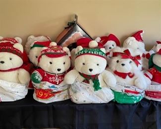 Santa Bears - Most with Original Bags