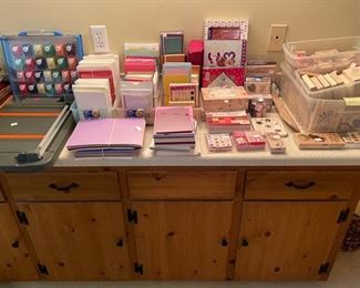Card Stock, Rubber Stamps, Alphabet Punch Set, and more...