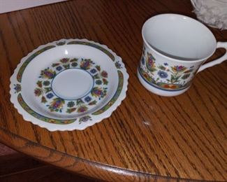 6 cups and saucers, $30 for set