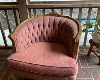 Vintage Occasional ChairRose Gold