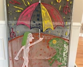 Frog and Umbrella Screen