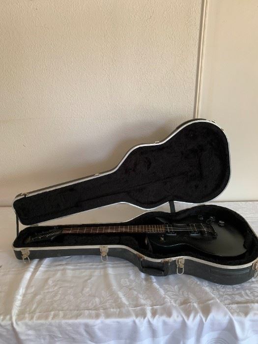 Black Epiphone Guitar