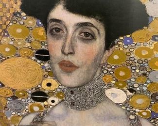 Gustav Klimt Signed Zlatá Adele Offset Lithograph