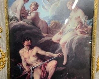 Venus Demanding Arms from Vulcan for Aeneas Lithograph
