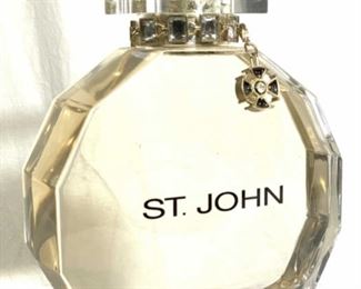 St. John Store Display Perfume Bottle w Ornaments
