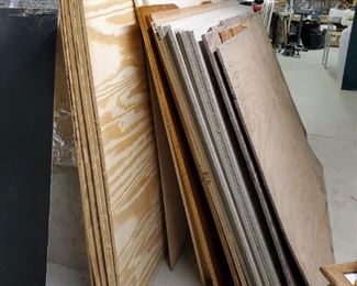 Sheets of Plywood