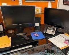 MONITORS AND OFFICE SUPPLIES