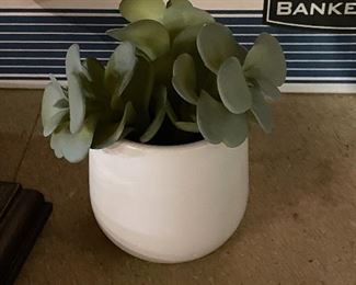 Faux potted plant