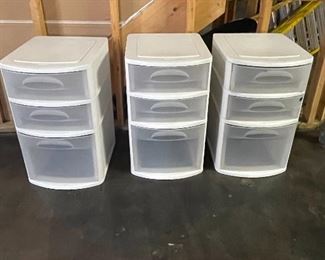 Tupperware storage drawers