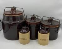 3 Big Crocks, 2 Little Brown Jugs