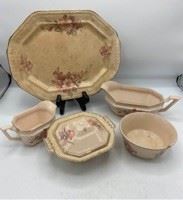 Asst Pieces The Edwin M. Knowles China Co. Mayglow  Alice Ann