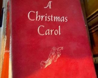 A Christmas Carol book, Charles Dickens vintage