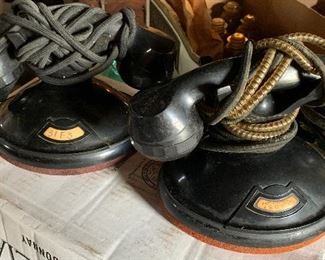 Vintage Electric Black No Dial phones