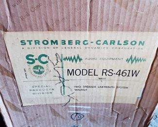 pr Stromberg Carlson Speakers Model RS-461W