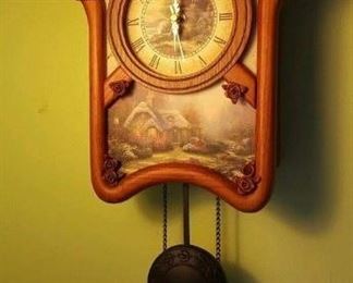 Thomas Kinkade Cuckoo Clock, mint. Limited Edition. 