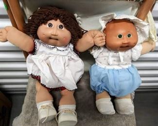 The Cabbage Patch dolls!
Mint condition. Now you can have your boy, AND your girl!  Includes extra clothing. 