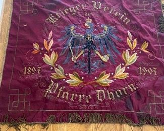 Imperial German WW1 Veteran Banner 1897-1907 Side 1