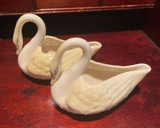 Belleek Swans
