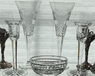 Waterford crystal Millennium wine glasses 